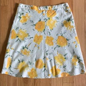 BR Yellow Flower Skirt